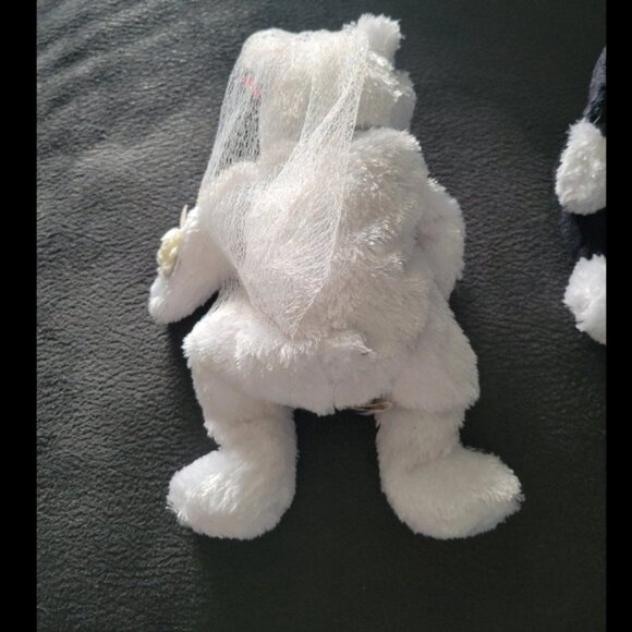 TY 2002 Bride and Groom Beanie Baby Bears; ORIGINAL - - Picture 3 of 8